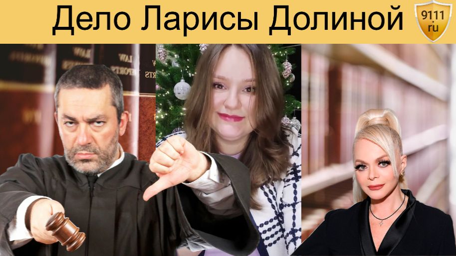Разбор дела Ларисы Долиной от юриста 9111