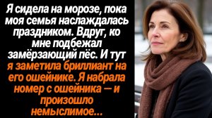 Жизненные Истории/Моя семья наслаждалась праздником, пока я сидела на морозе, вдруг ко мне подбежал