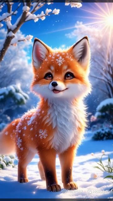 Лисичка  #fox #cute #animals #animation