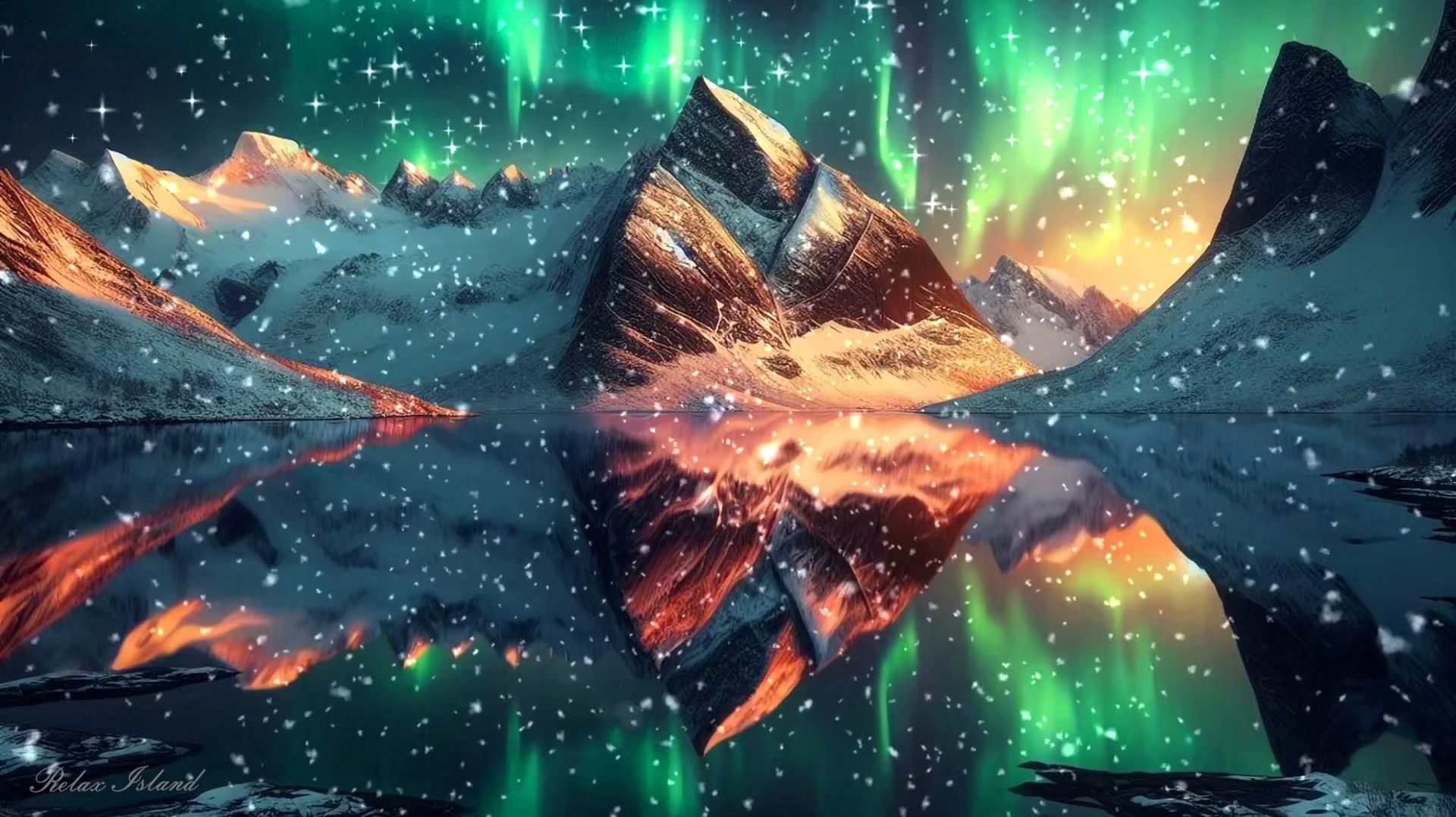 ❄️ ЗИМНЯЯ УСПОКАИВАЮЩАЯ МУЗЫКА ДЛЯ СНА 🎵 РАССЛАБЛЯЮЩАЯ МУЗЫКА ДЛЯ ДУШИ И СЕВЕРОЕ СИЯНИЕ В ГОРАХ смотреть онлайн