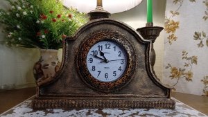 Часы из гофры