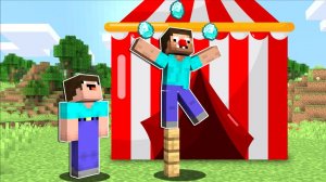 ПРО КЛОУН РАССМЕШИЛ НУБА В ЦИРКЕ МАЙНКРАФТ ! НУБИК И ТРОЛЛИНГ ЛОВУШКА MINECRAFT