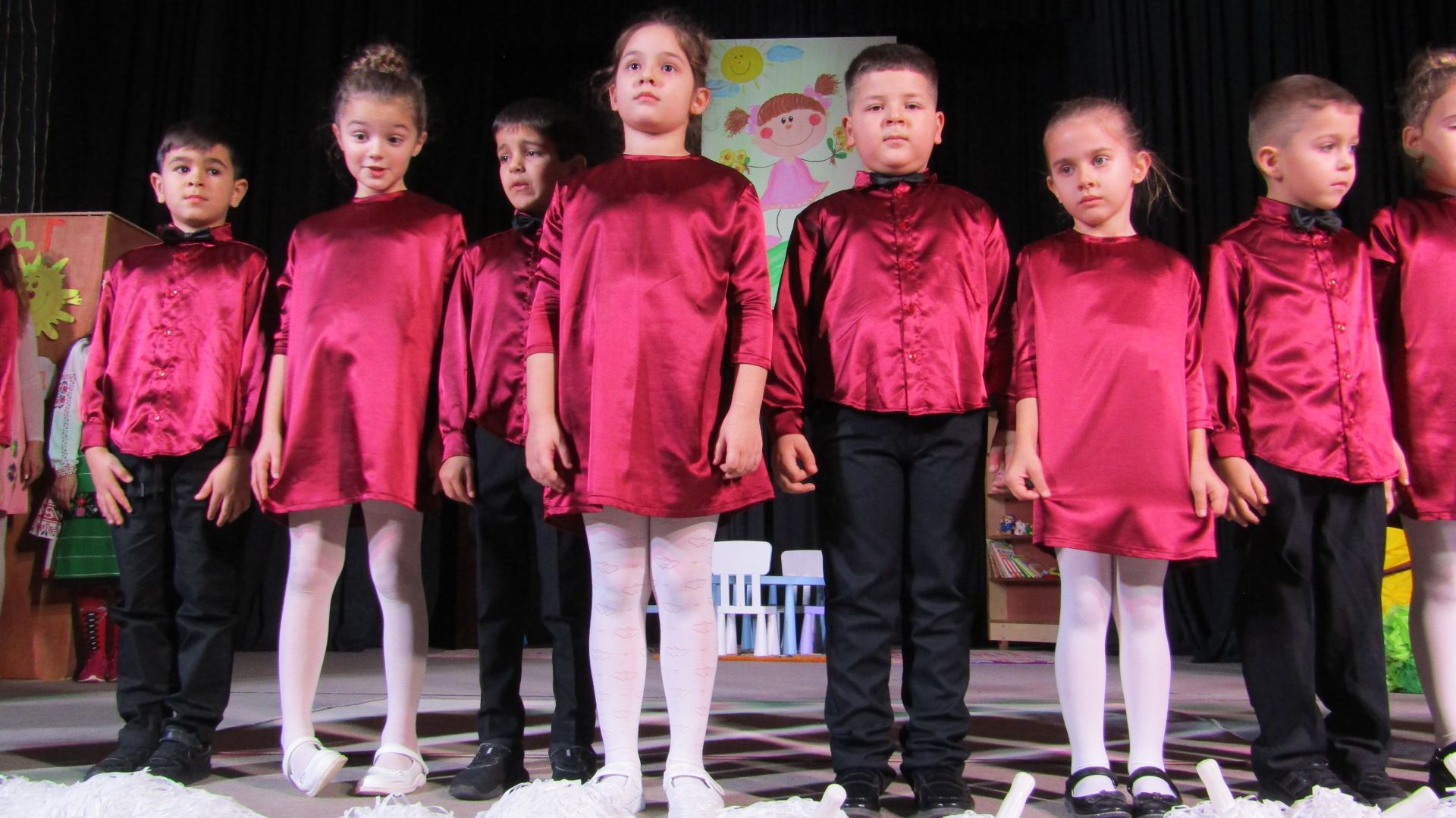 Часть юбилейного концерта «60 лет со дня основания Детского сада „Солнце“ — г. Выршец