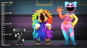 Сравнение Размеров Персонажей (Poppy Playtime Chapter 4 Animation)