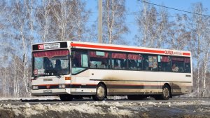 Автобус Mercedes-Benz O407 (В 575 МР 122). Покатушки по пригороду Барнаула.