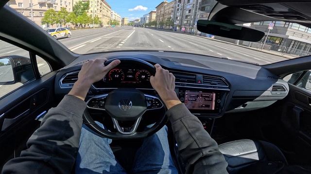 2021 Volkswagen TIguan R-Line / Фольксваген Тигуан 2.0 робот 220 л.с. | Тест драйв от первого лица смотреть онлайн