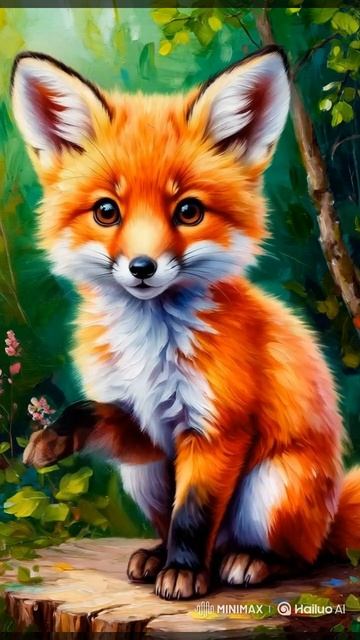 Лисенок мультяшный #cute