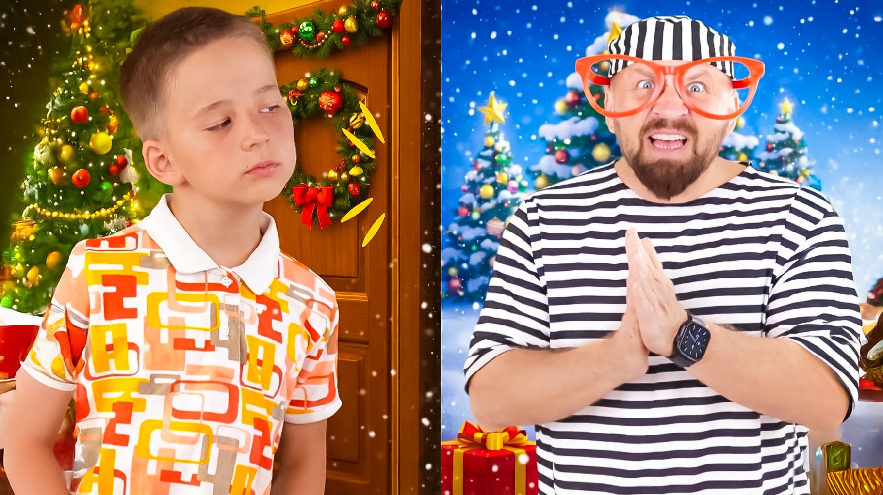 Тук Тук Тук! Кто там? | Новогодняя песенка смотреть онлайн