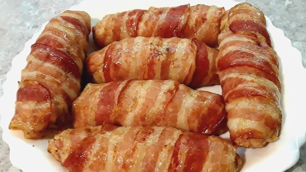 КОТЛЕТЫ В БЕКОНЕ В ДУХОВКЕ 😋👍