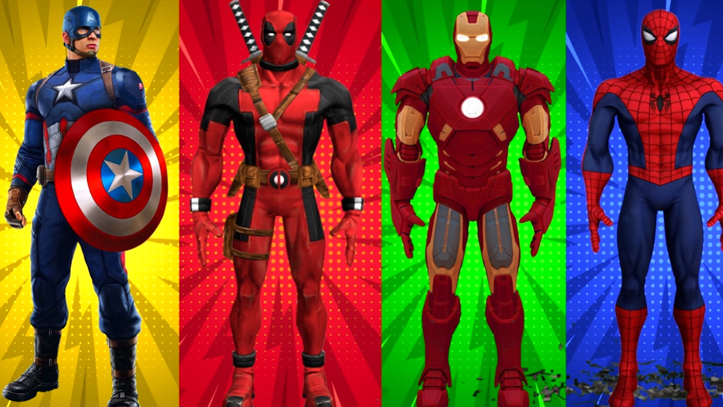 КАПИТАН АМЕРИКА ЧЕЛОВЕК ПАУК ДЕДПУЛ ЖЕЛЕЗНЫЙ ЧЕЛОВЕК БАТЛ ТАНЕЦ смотреть онлайн