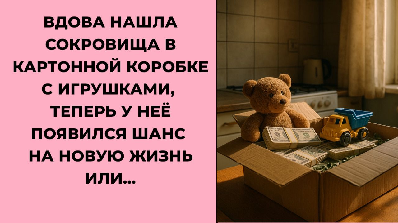 Вдова нашла сокровища в коробке с игрушками | Истории из жизни