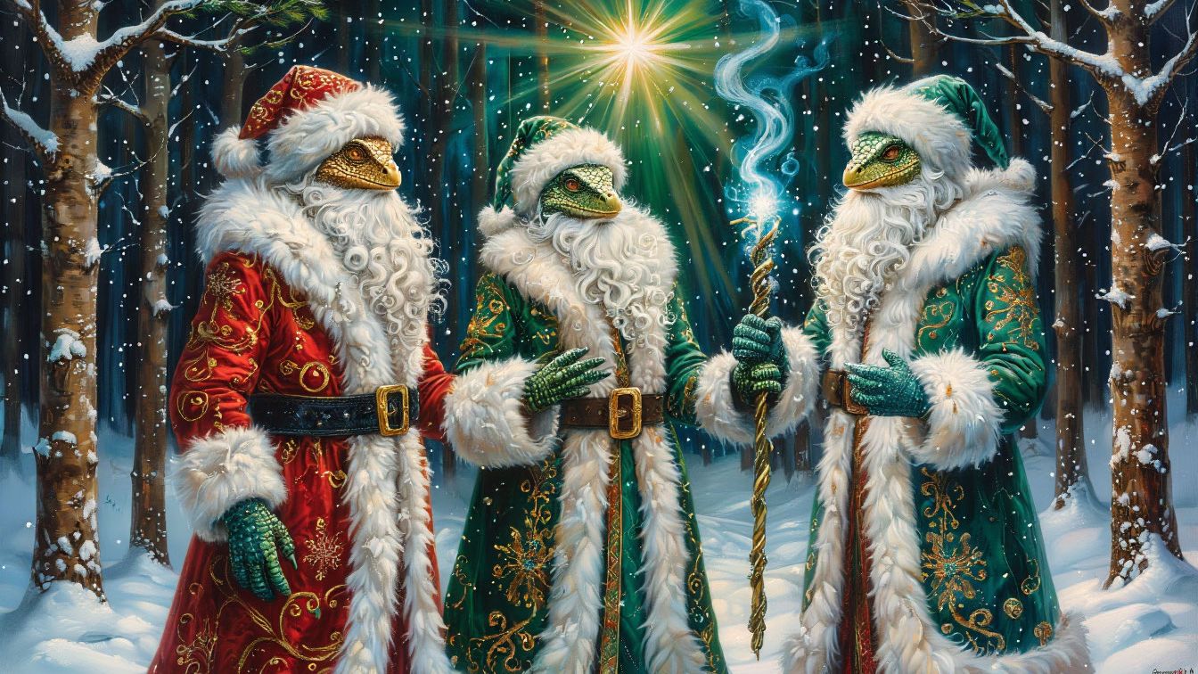 Стрим 18 12 2025 "Рептилоиды под ёлочку на троих" 19.00 МСК смотреть онлайн