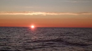 На море закат