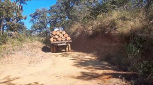 Лесовозы. Подъём в горной местности