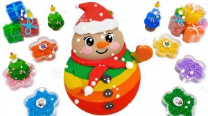 ЛЕПИМ СНЕГОВИКА ИЗ КИНЕТИЧЕСКОГО ПЕСКА ВИДЕОЛЕПКА ВИДЕО МУЛЬТИКИ ДЛЯ ДЕТЕЙ КАНАЛ ИГРАЛКИ-ЗАЛИПАЛКИ