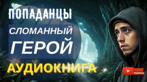 АУДИОКНИГА ПОЛНОСТЬЮ     СЛОМАННЫЙ ГЕРОЙ: Ищет свет в конце тоннеля / #Попаданцы, городское фэнтези