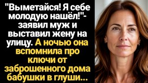 ИСТОРИИ ИЗ ЖИЗНИ/Выметайся, я себе молодую нашёл!- заявил муж и выгнал жену из дома...