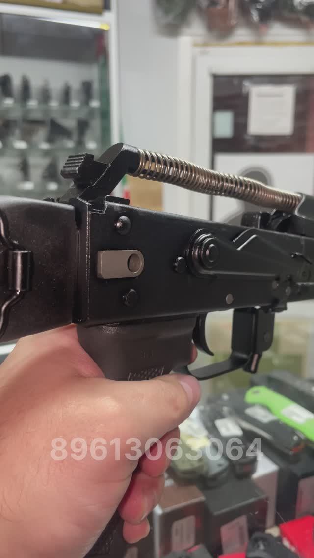 Макет учебный автомат Калашникова АК74М-М (ММГ складной приклад)