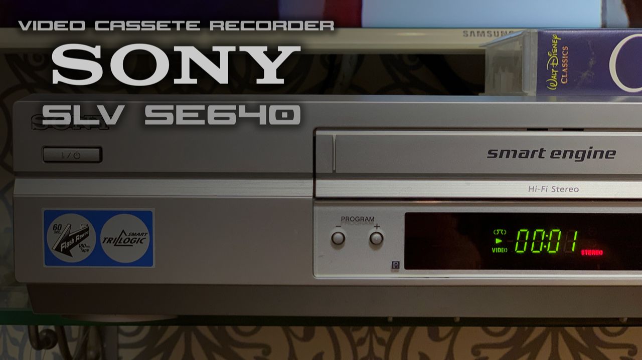 Видеомагнитофон SONY SLV SE640 - HI-FI - Video Cassette Recorder SONY SLV SE640