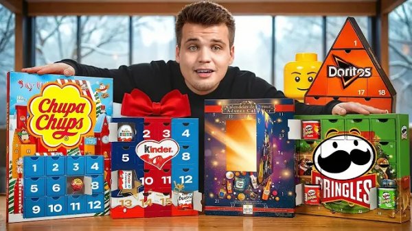 [Максута] ДОРОГОЙ VS ДЕШЕВЫЙ АДВЕНТ КАЛЕНДАРЬ С ЕДОЙ!