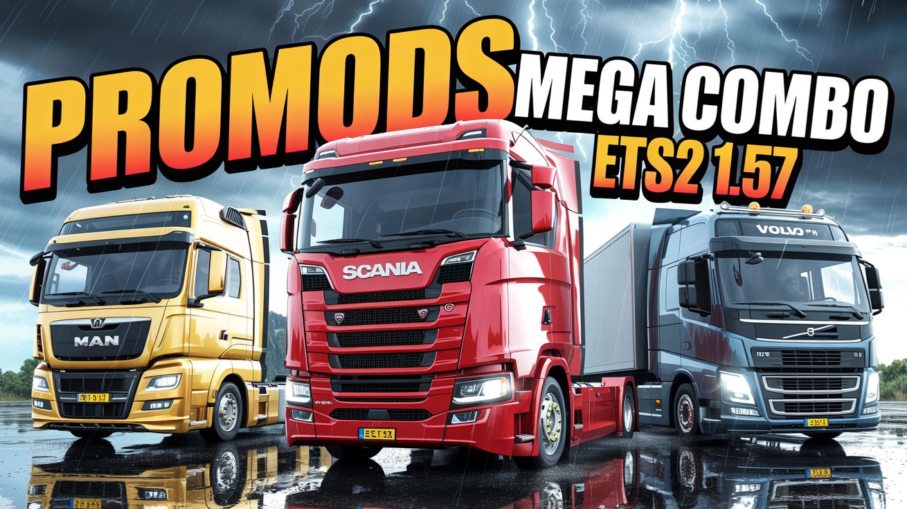 ETS2 1.57 — БОЛЬШАЯ, КАЧЕСТВАННАЯ СБОРКА КАРТ С PROMODS под Nordic Horizons | етс2 смотреть онлайн