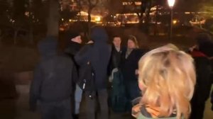 👊Михаила Лазутина как обычно хорошо встретила «культурно» отдыхающая молодежь  в парке !