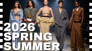 ❗ ТОП-20 МОДНЫХ КОЛЛЕКЦИЙ весна-лето 2026 на Неделе моды 👗За 7 мин - 20 коллекций!