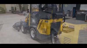 Бункерная щетка для мини-погрузчика