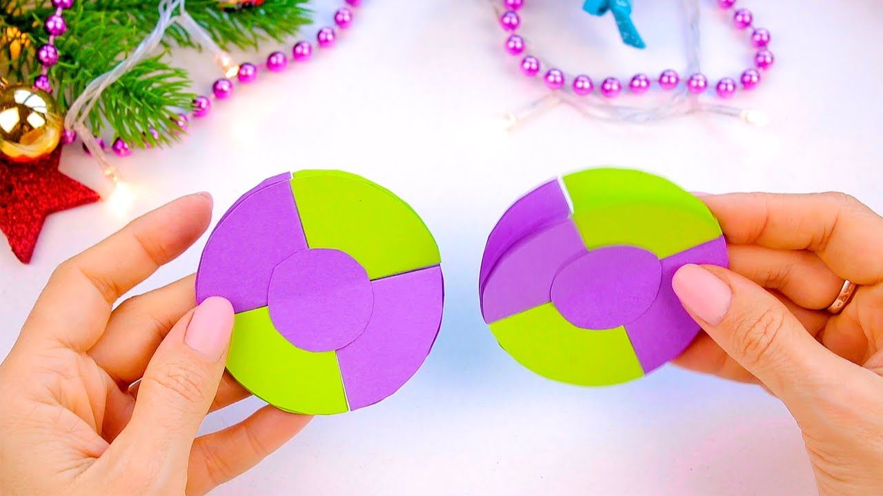 5 ИДЕЙ поделок на Новый год из бумаги своими руками Лучший новогодний декор смотреть онлайн