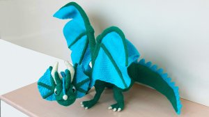 Дракон крючком. Игрушка крючком. Часть 2. Голова, глаза, веки, ноздри.
