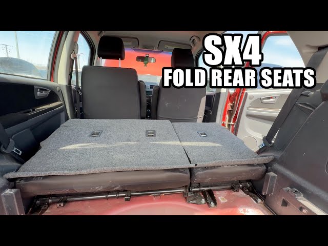 Suzuki Sx4 Hatchback : How to Fold Down the Rear Seats смотреть онлайн