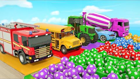 Раскрашивай шарики и пой песню! | Детские стишки для маленьких акул | SquareWheels TV Детские стишки смотреть онлайн