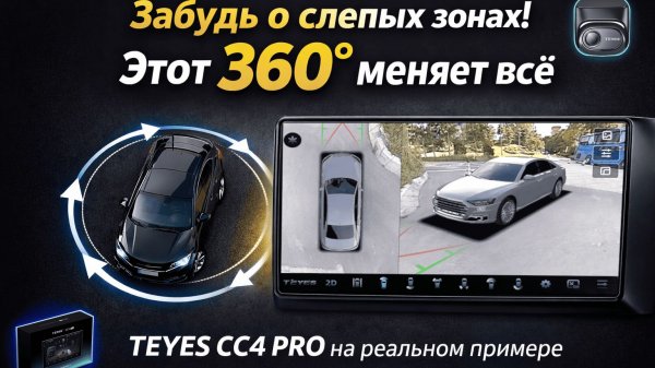 Круговой обзор 360° TEYES CC4 PRO