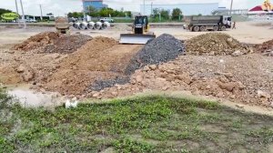 Строительство, засыпка, обзор очередной участок