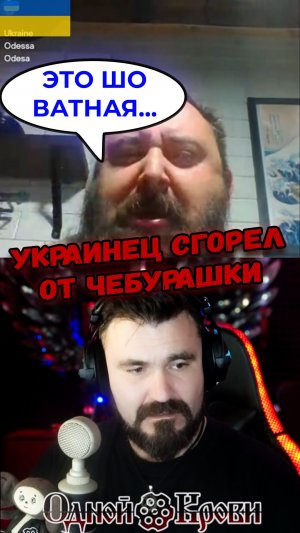 Украинец подгорел от чебурашки