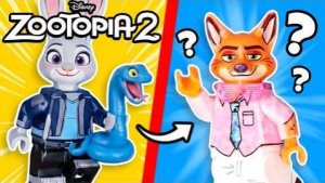 Я сделал КАЖДОГО персонажа ЗВЕРОПОЛИСА 2 из конструктора LEGO...