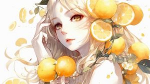 Мандарин в руке