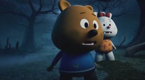 Ми-Ми-Мишки но эпизод сделан ИИ хоррор пародия