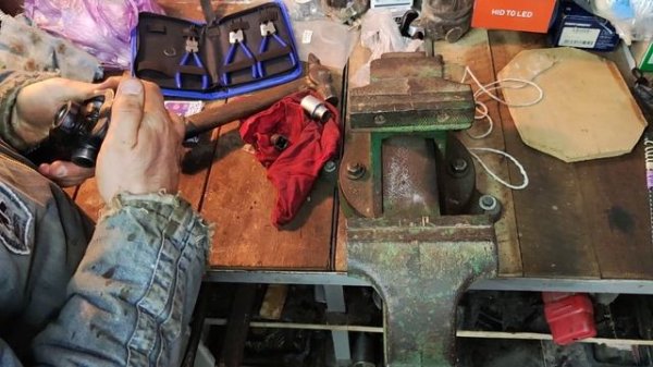 Замена крестовины на Aodes