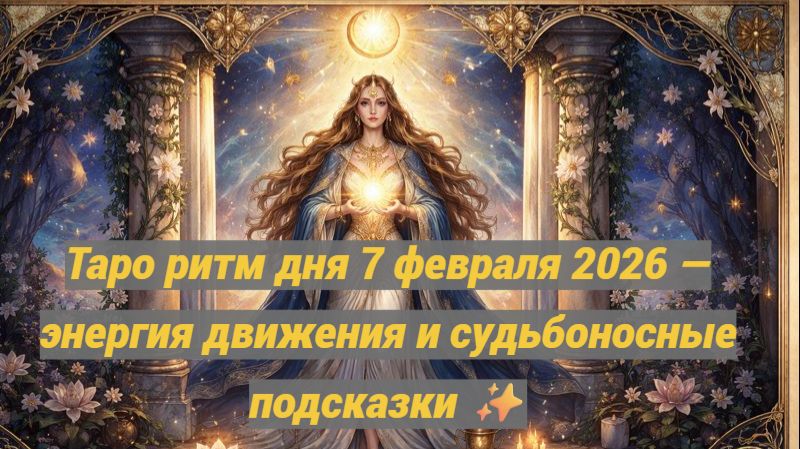 Таро ритм дня 7 февраля 2026 — энергия движения и судьбоносные подсказки ✨