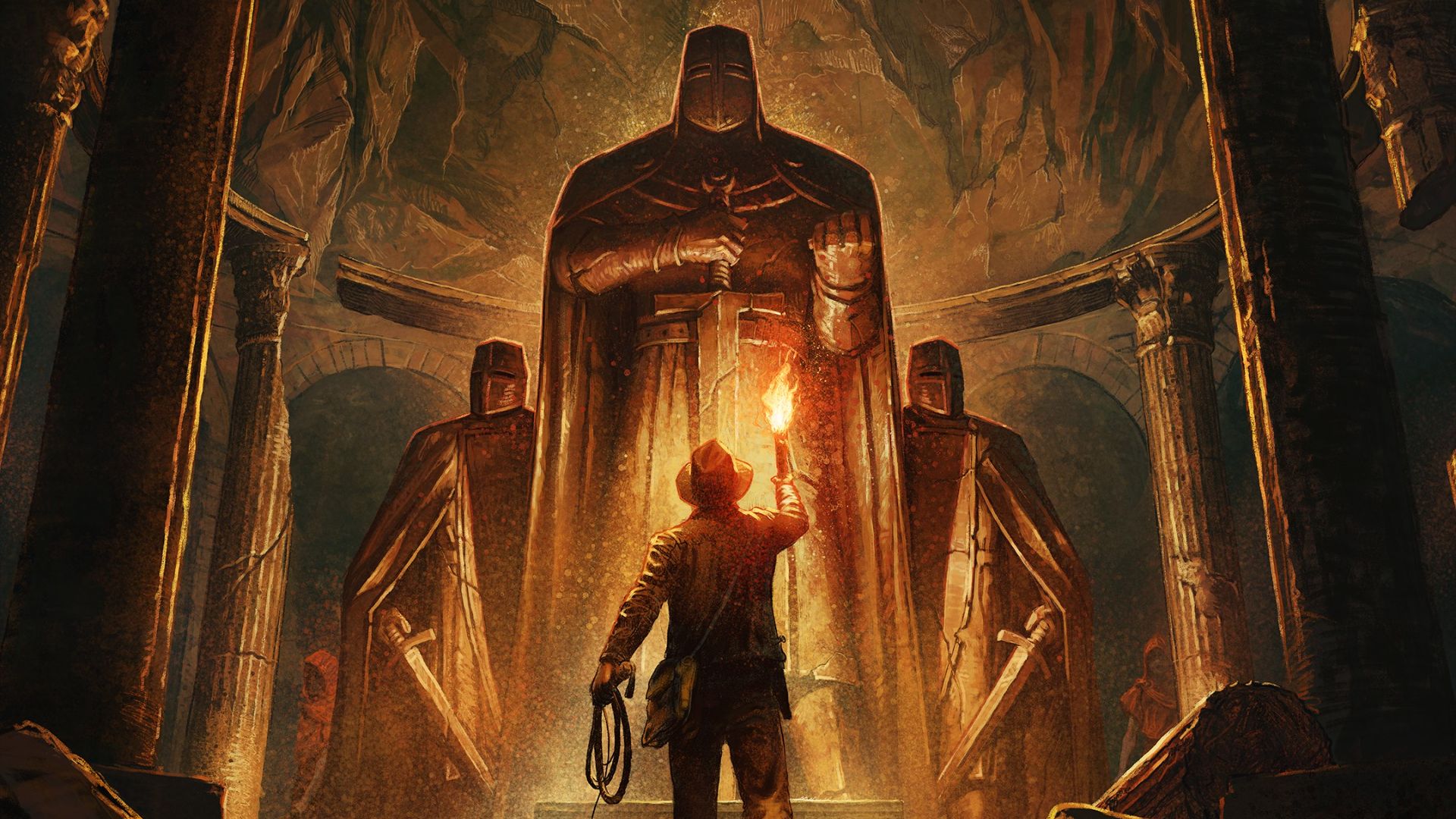 Indiana Jones The Great Circle Индиана Джонс, Разгадка Иллюстрации безымянного крестоносца