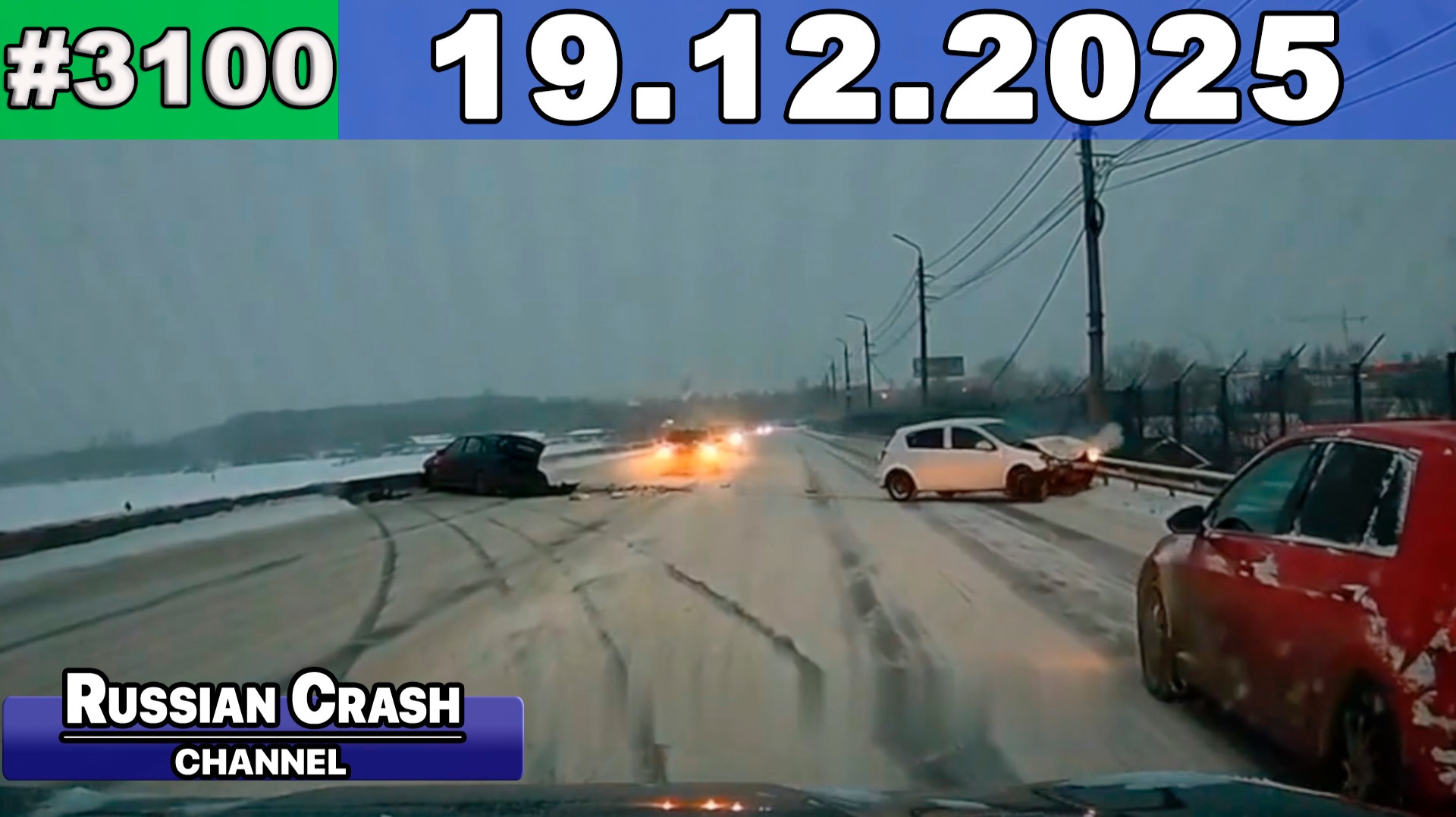 ДТП. Подборка на видеорегистратор за 19.12.2025 Декабрь 2025 смотреть онлайн