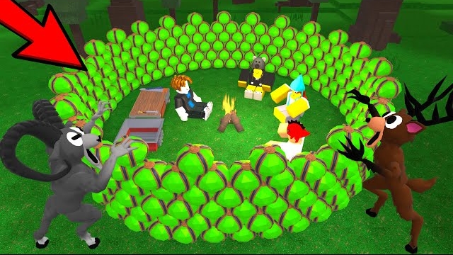 База из драгоценных камней в игре «99 ночей в лесу» Анимация Роблокс смотреть онлайн