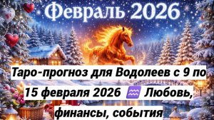 Таро-прогноз для Водолеев с 9 по 15 февраля 2026 ♒ Любовь, финансы, события