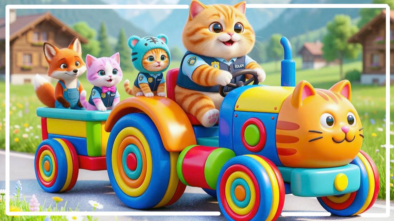 Мультики для детей. Котик со своей командой спасает планету. Мультики про животных для малышей смотреть онлайн