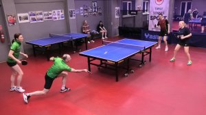 Фильчев/Фильчева (1657) - Далида/Кузнецова (965) 14.12 Парный турнир по настольному теннису СПб