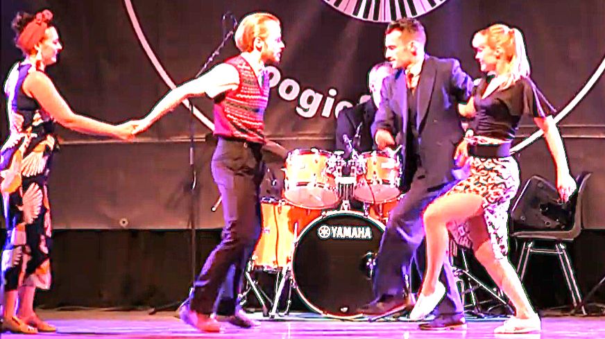 Фестиваль Boogie Feet 2019 — Сондре, Таня, Уильям и Маева обмениваются партнерами! #Танцы смотреть онлайн