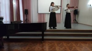 Д.Шостакович "Прелюдия" - Авдеева Виктория и Авдеева Евгения