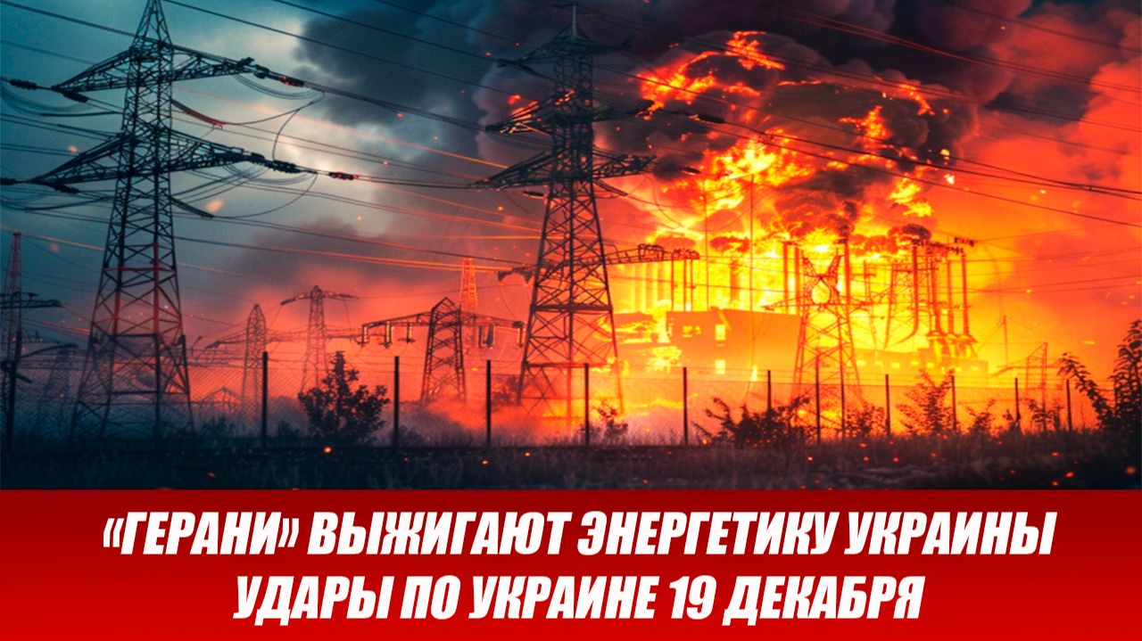 Сводка СВО на 19 декабря. «Герани» выжигают энергетику Украины. Последние новости сегодня 19.12.2025 смотреть онлайн