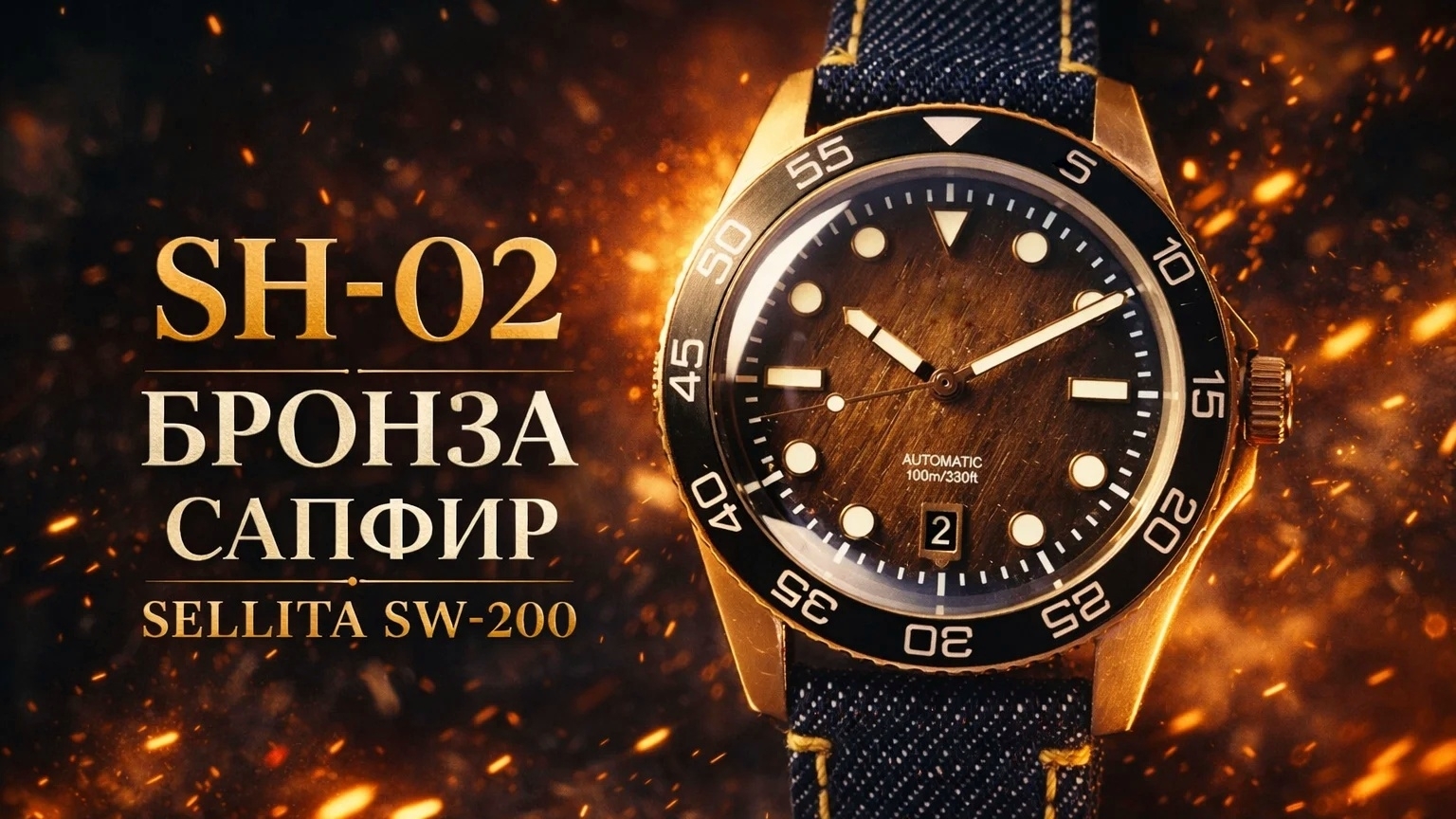SH-02 BRONZE WATCH "Вот такой вот обзор" #5